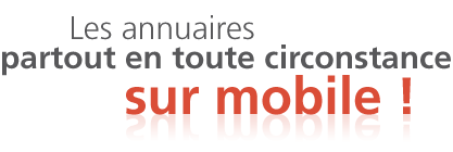 les annuaires partout sur mobile