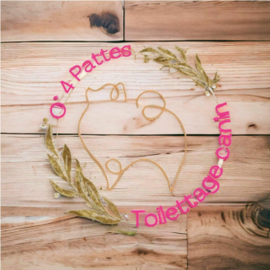 Logo Toilettage canin O’ 4 pattes