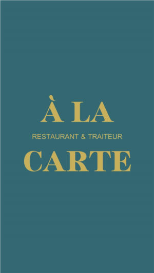 Logo À LA CARTE TRAITEUR & RESTAURANT - HALAL