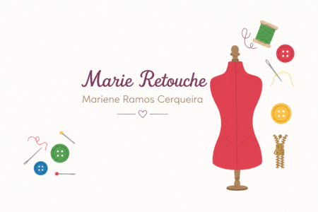 Logo Marie Retouches - Service de retouches &  décoration de table
