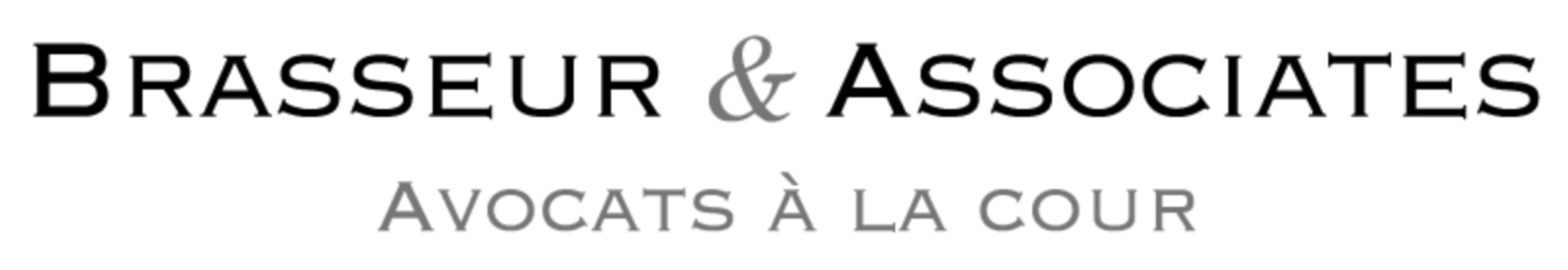 Brasseur et Associates - Avocats à la cour