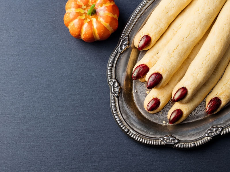 Biscuits doigts de sorcière Halloween recette