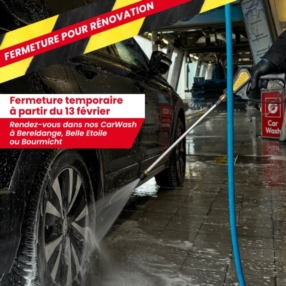 Car Wash Hollerich : Fermeture temporaire pour rénovation