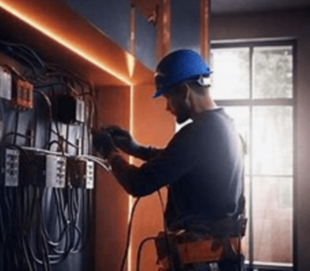Installation électrique moderne 
