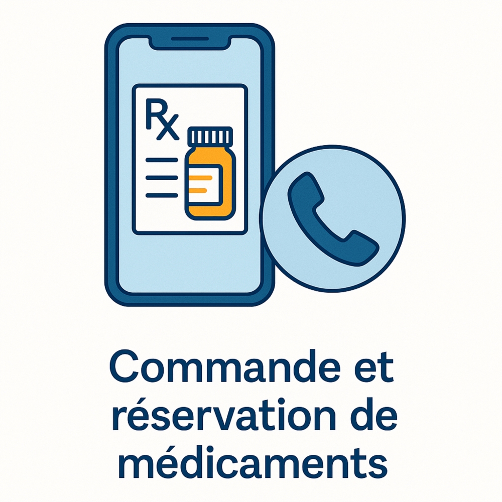 Commande et réservation de médicaments