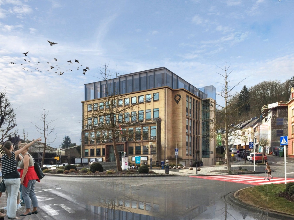 Extension de l’Hôtel de Ville , Diﬀerdange