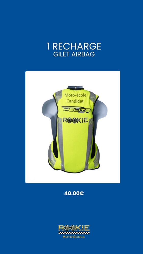 Gilet de sécurité motard - HELITE AIRBAG