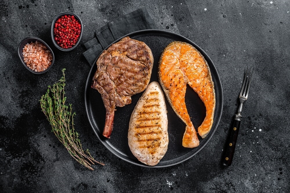 Viandes et poissons grillés