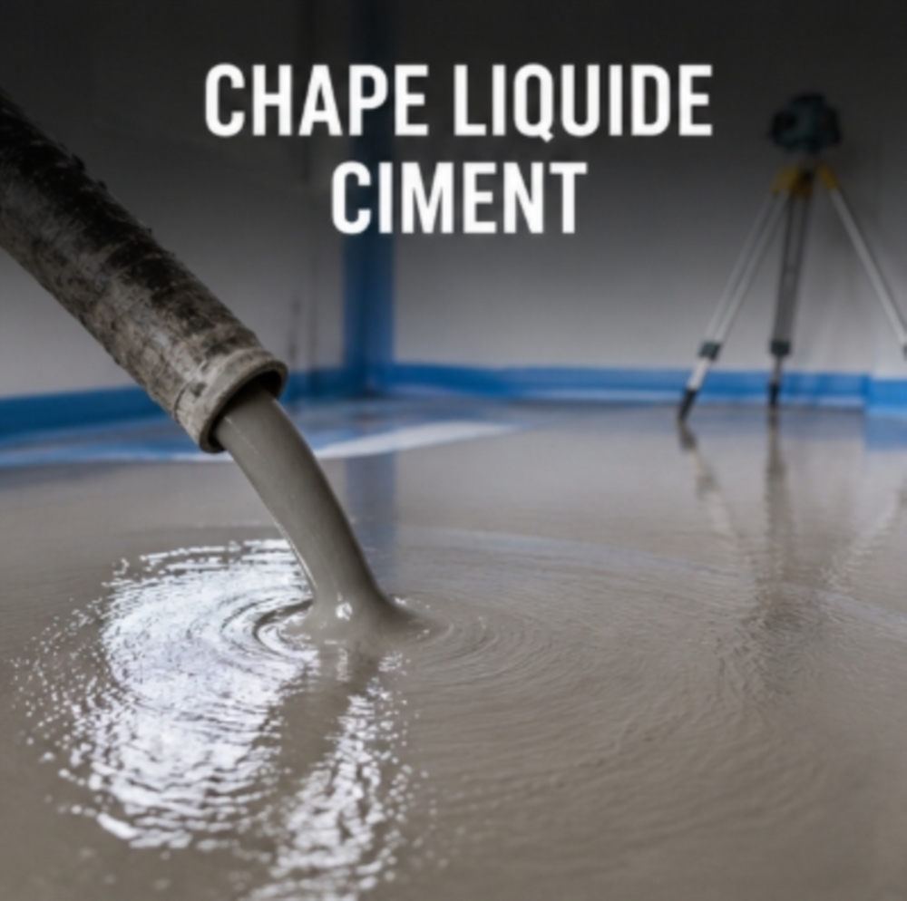 Chape liquide ciment