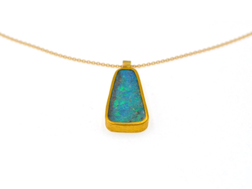 Pendentif Opale boulder