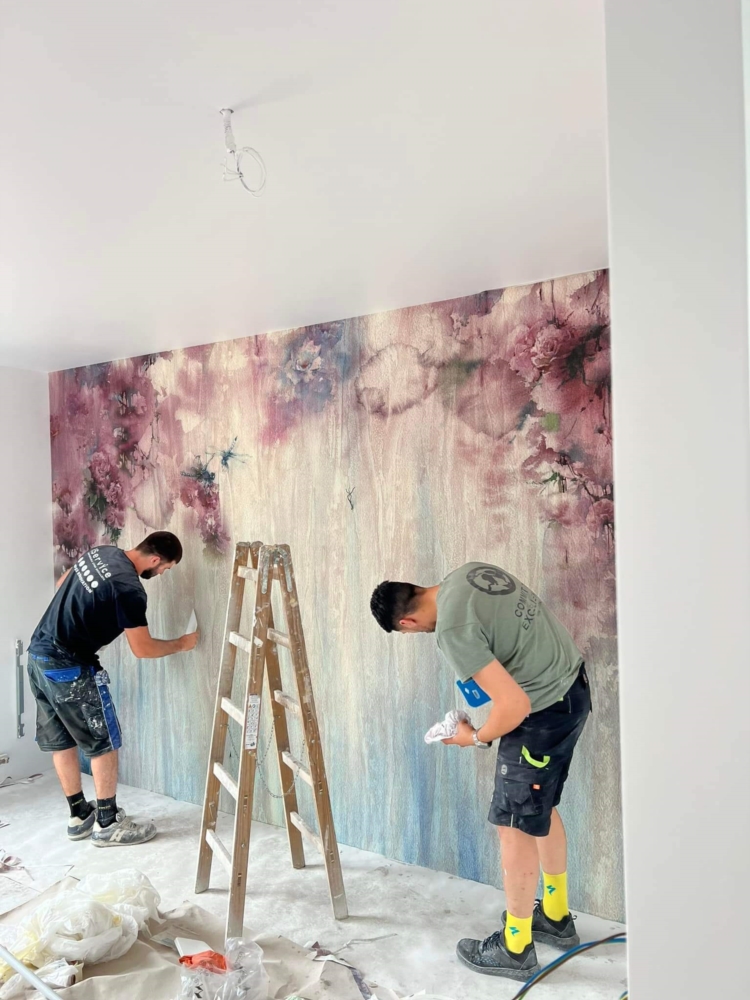 Peinture, préparation des murs et finitions décoratives