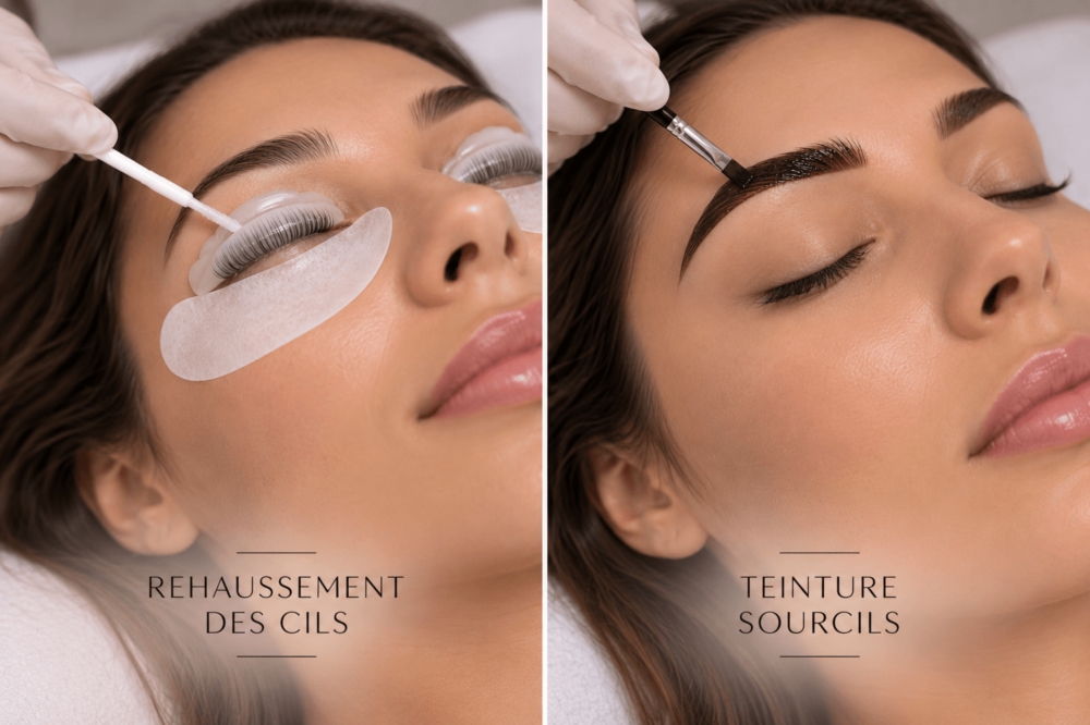 Rehaussement de cils et teinture