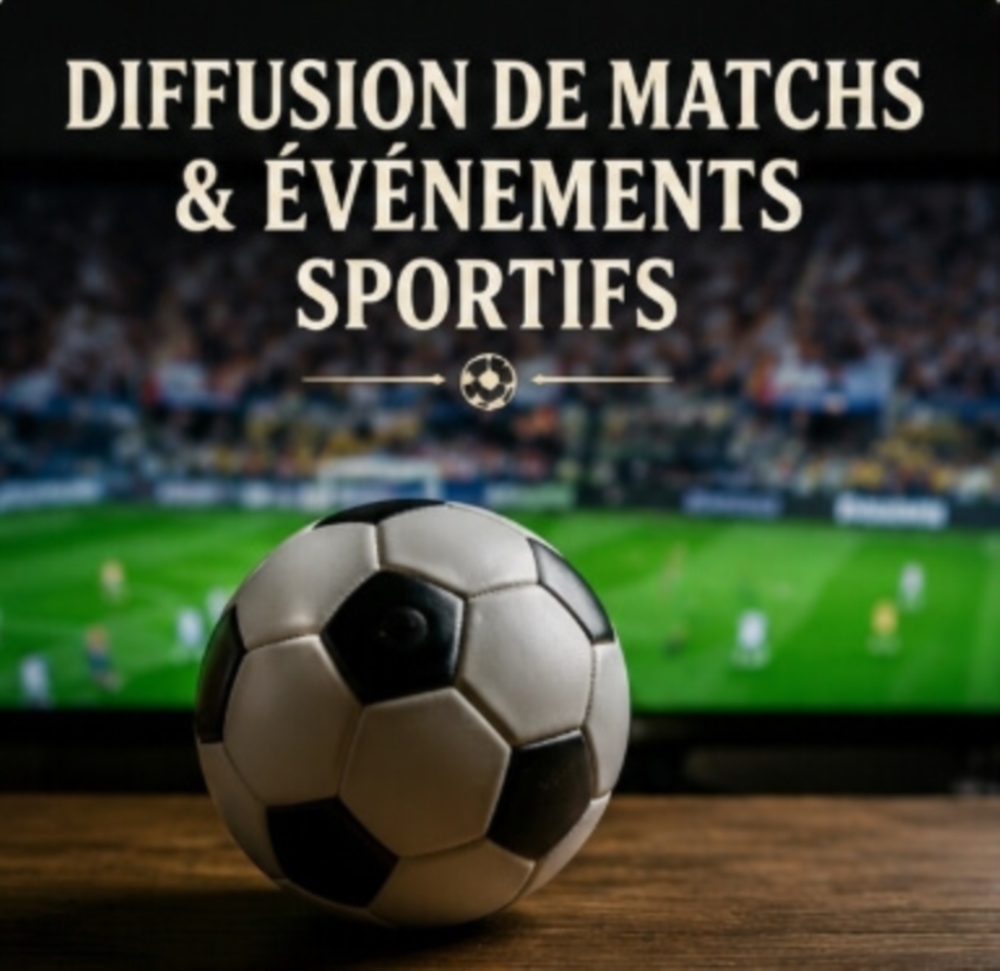 Diffusion de matchs & événements sportifs
