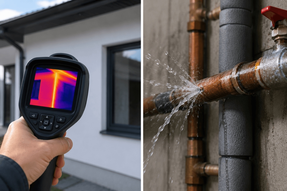 Détection de fuites et ponts thermiques