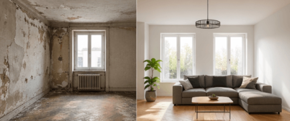 Rénovation et transformation:donner ne seconde vie aux biens