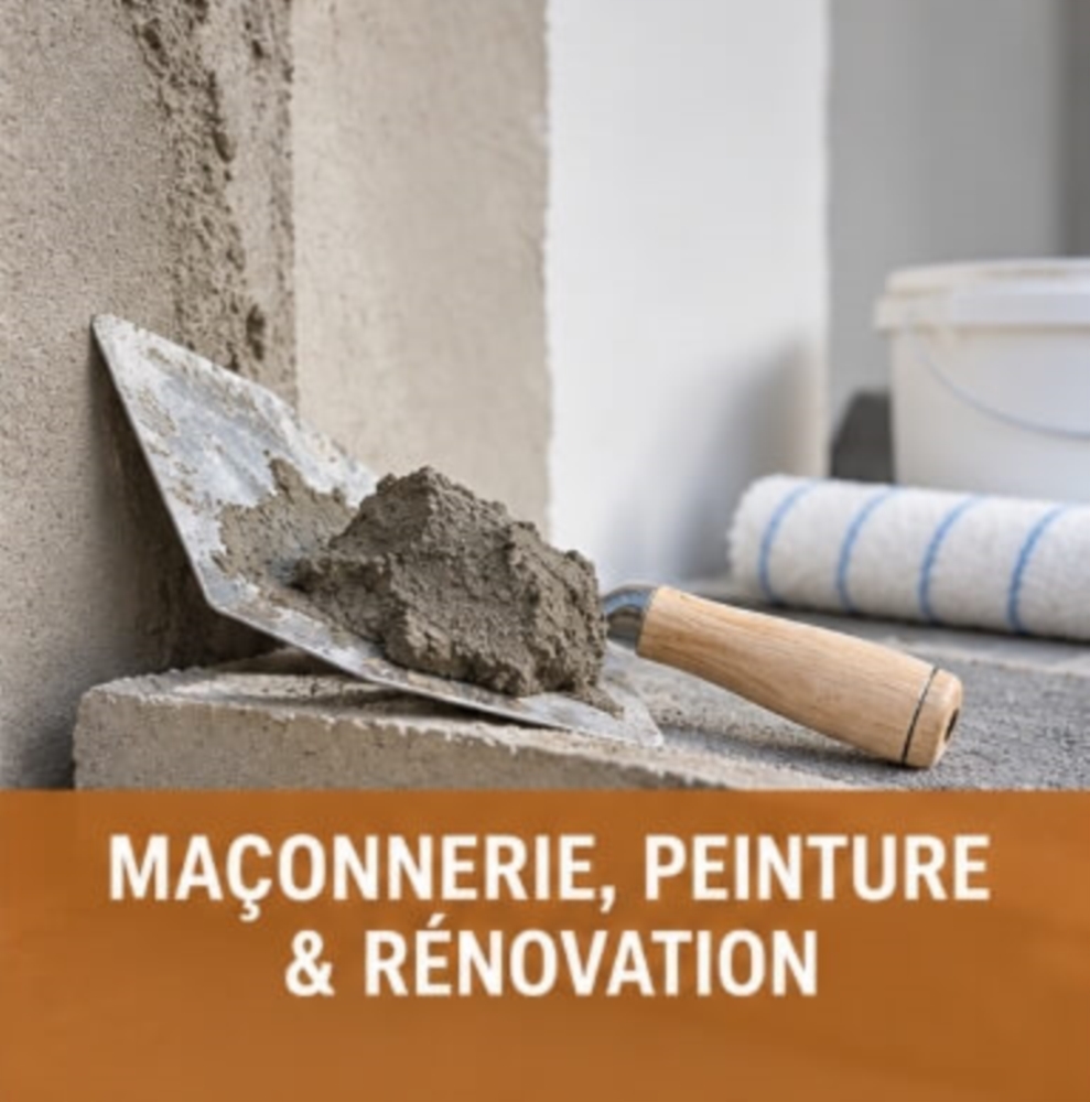 Maçonnerie, peinture & rénovation