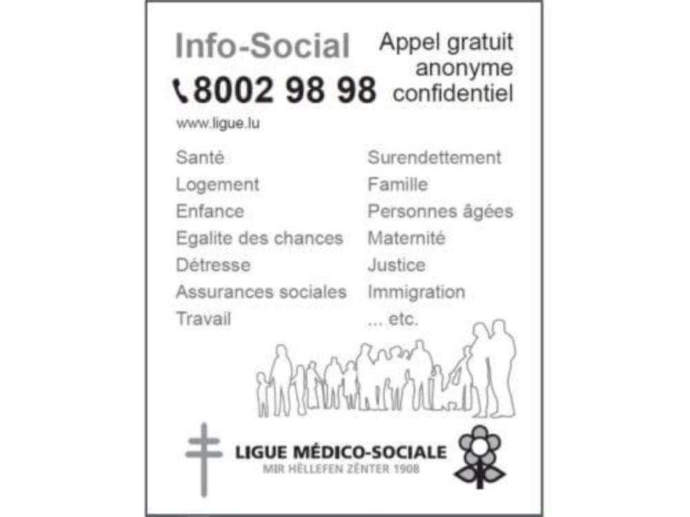 Info-Social - APPEL GRATUIT 8002 98 98