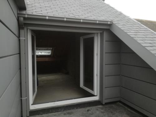 Toiture en zinc à joint debout