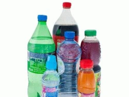 Palette de bouteilles en plastiques