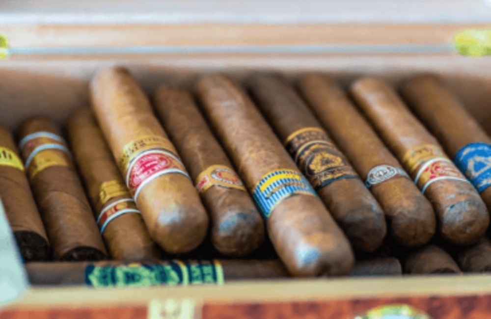 Une large sélection de tabacs et de cigares 