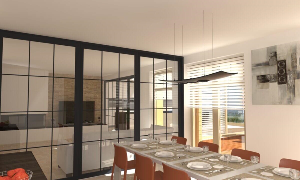 Transformation d'un maison unifamiliale à Surré