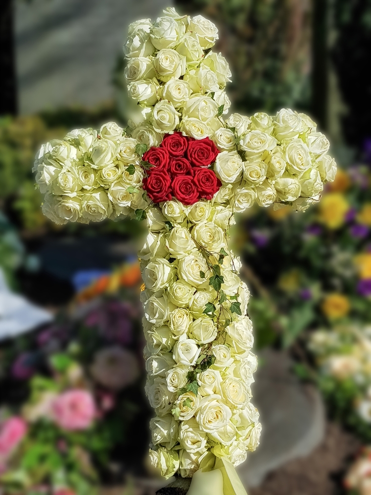 compositions florales pour enterrements