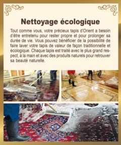Nettoyage, restauration et réparation de tapis ou tapisserie