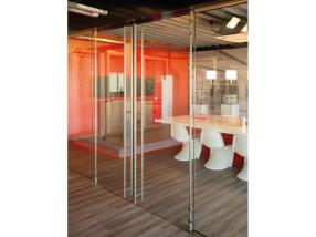 Glass partitions