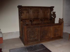 Banc d'église 