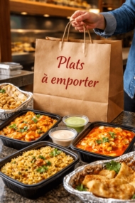 Plats à emporter (takeaway) & Livraisons ( Delivery) 