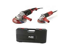 Set de meuleuses d'angle FLEX L2100-230 + L800-125 en coffre