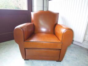 Fauteuil en cuir