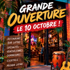 Grande ouverture latino le 10 octobre !