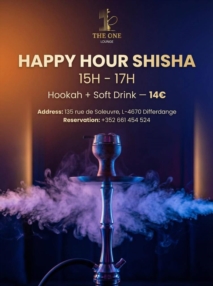 Happy Hour semaine (sauf Lundi)
