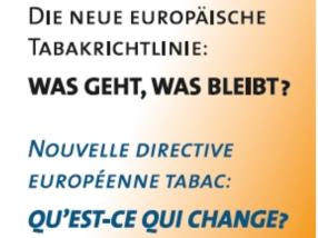 Nouvelle directive européenne tabac