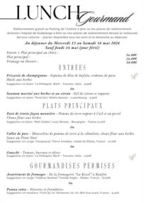 Lunch Gourmand