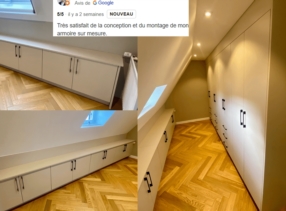 RANGEMENT SUR MESURE POUR MANSARDE