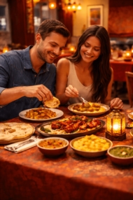 Restaurant convivial 