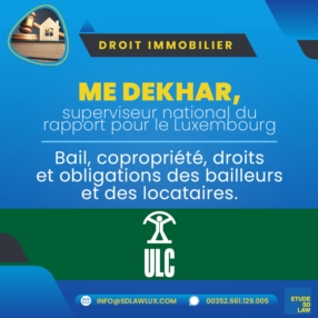 IMMOBILIER / BAIL  : DROITS DES BAILLEURS ET DES LOCATAIRES