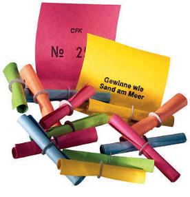 Tombola Röllchen