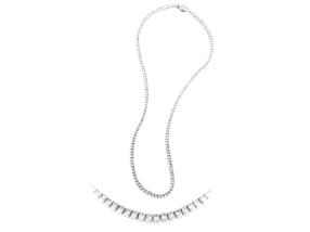 Collier rivière et brillant