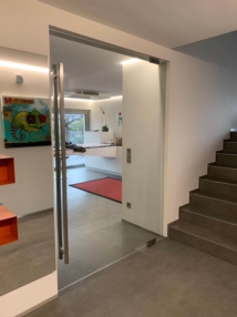 Portes en verre sécurisé