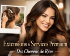 Extensions & services premium :  des cheveux de rêve