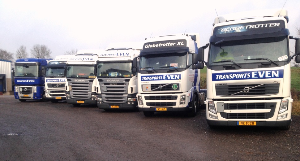 Transports Even Sàrl Réidenerstrooss Ell Luxembourg camion