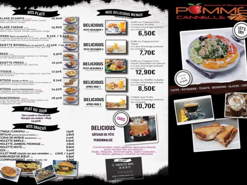 Menu Bonnevoie 