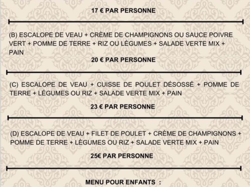 Notre carte 