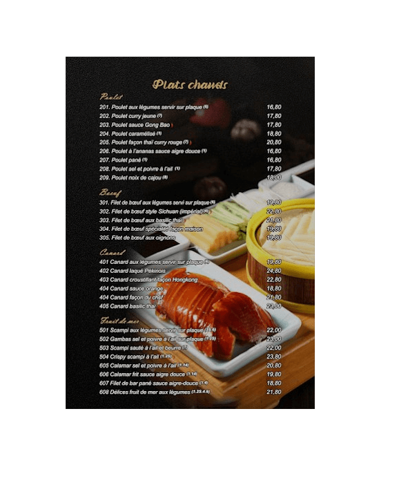Plats chaud  1