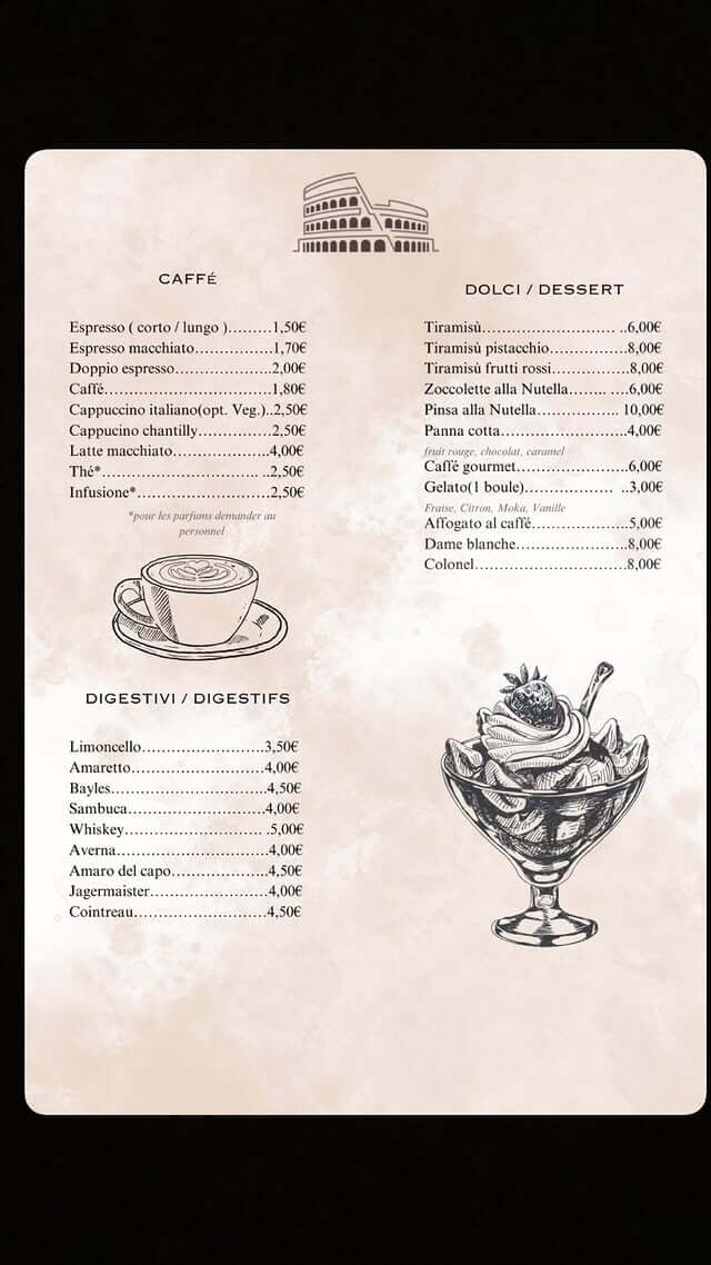 Desserts/Café/Digestifs 1