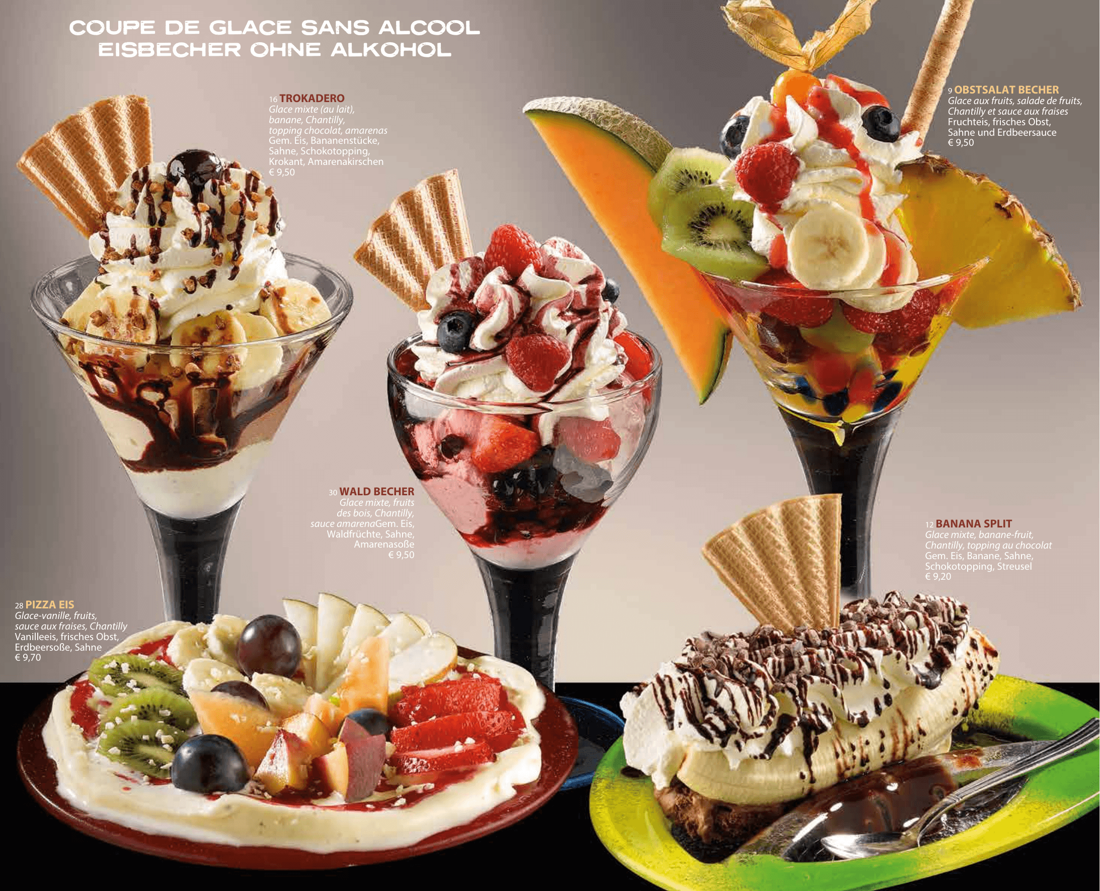 Coupe de glace sans alcool