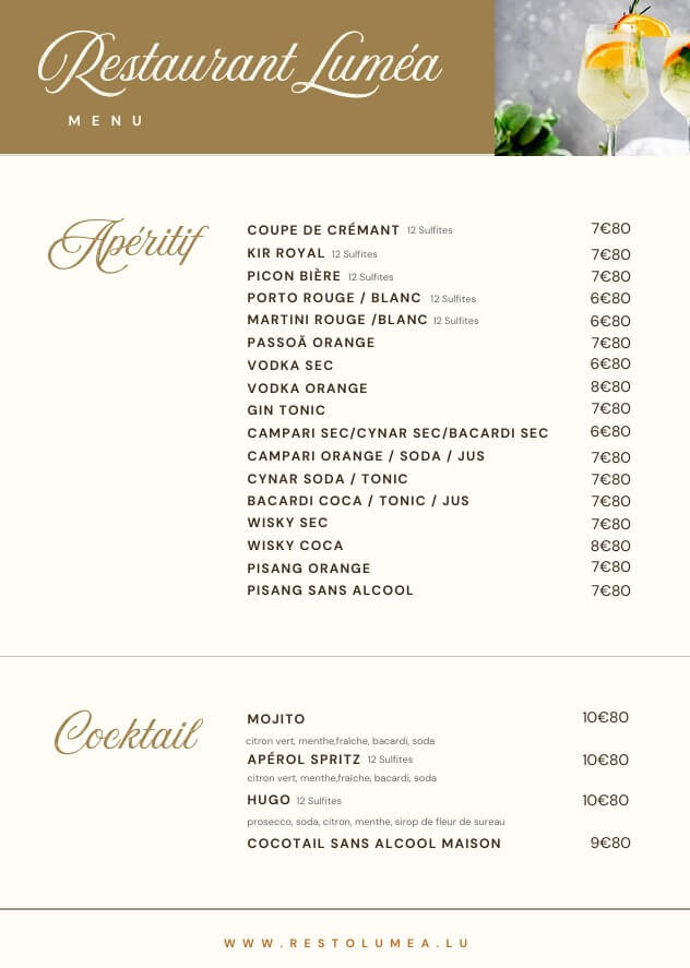 Apéritif et Cocktail